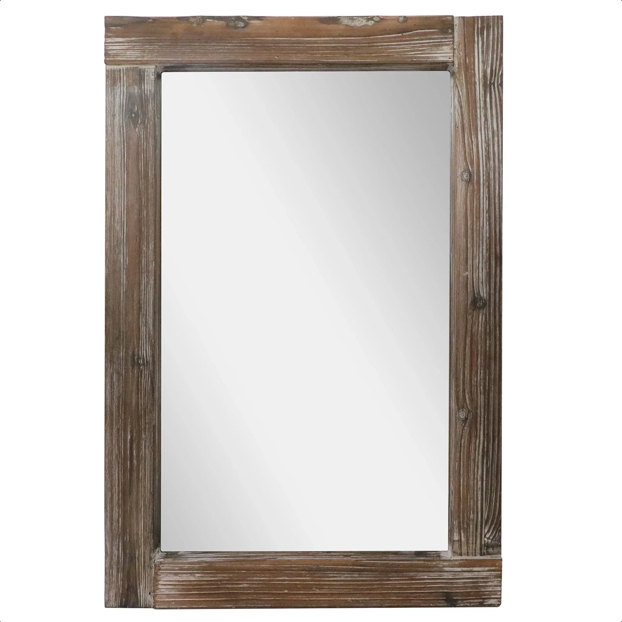 Hot Factory TNM0811 Antique Wood Chinese Modern Wall Solid Wood Dressing 93*62 cm Mirror frame