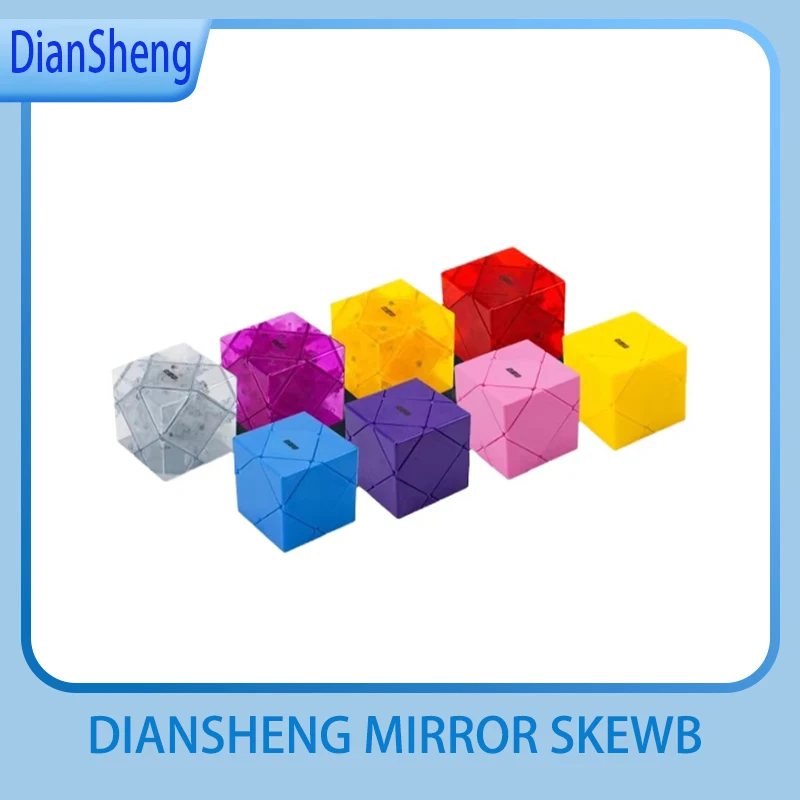 

[JudyCube] Diansheng Mirror Skewb Magic Speed Cube Профессиональные игрушки-непоседы Diansheng Galaxy Closter Mirror Cube Series