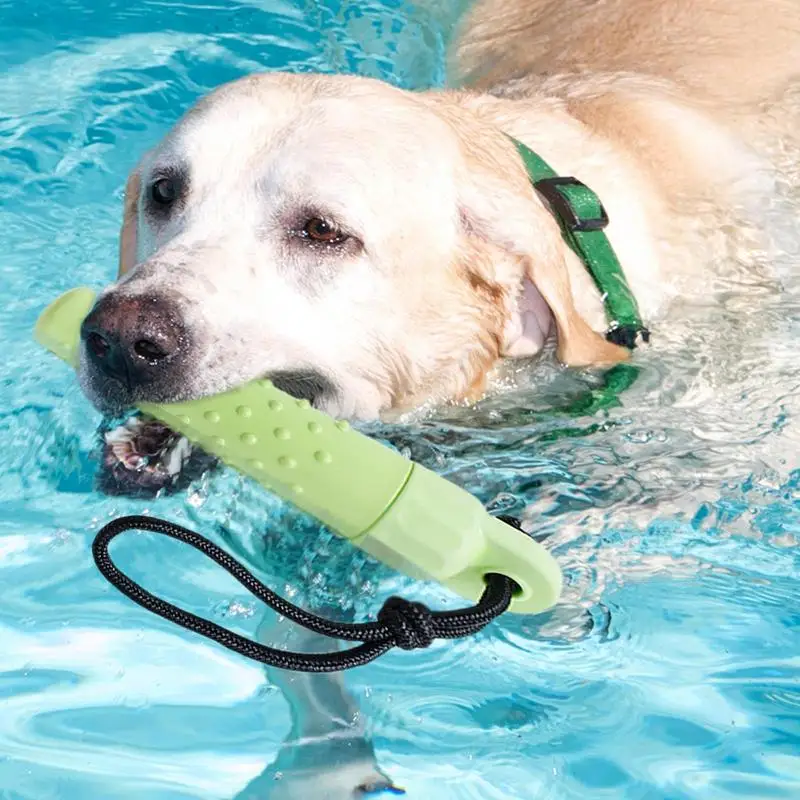 Dog Float Toys Interactive Dog Toy For Water Game Durable Dog Fetch Rope Toys Outdoor Fun Puppy Pool Swimming Toy Safe For