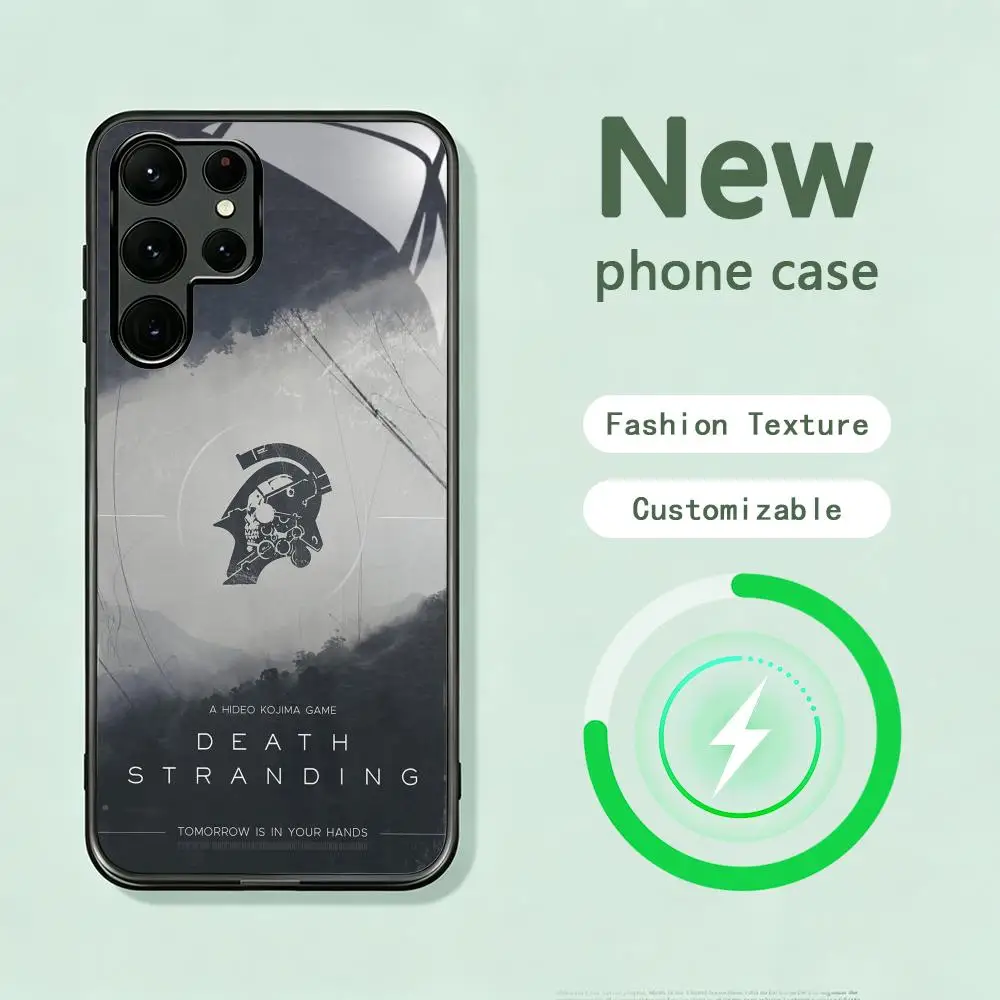 Funda de Teléfono con Diseño del Juego DEATHES-STRANDING para Samsung S26 S25 S24 S23 S22 S21 S20 Plus Ultra Note20, Magnética de Vidrio