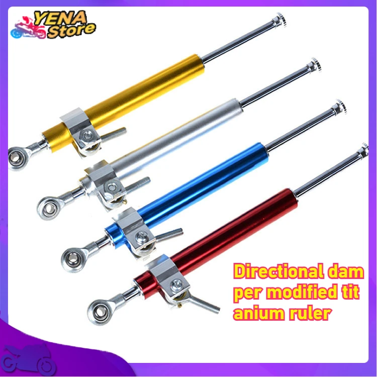 

Motorcycle modification accessories Excellent damping stabilizers durable and perfect with long universal steering dampers