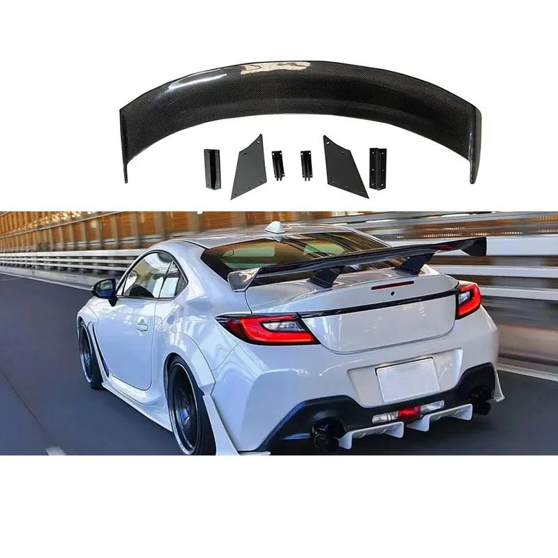 

Suitable for Toyota GR86 rear wing Subaru BRZ carbon fiber GT fixed air wing modified auto parts exterior trim