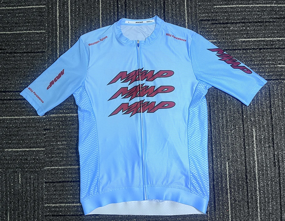 Summer Men's Short Sleeve Cycling Jersey Team Custom Logo Breathable Quick Dry Moisture Wicking Road Bike MTB Bicycle Shirt Outd