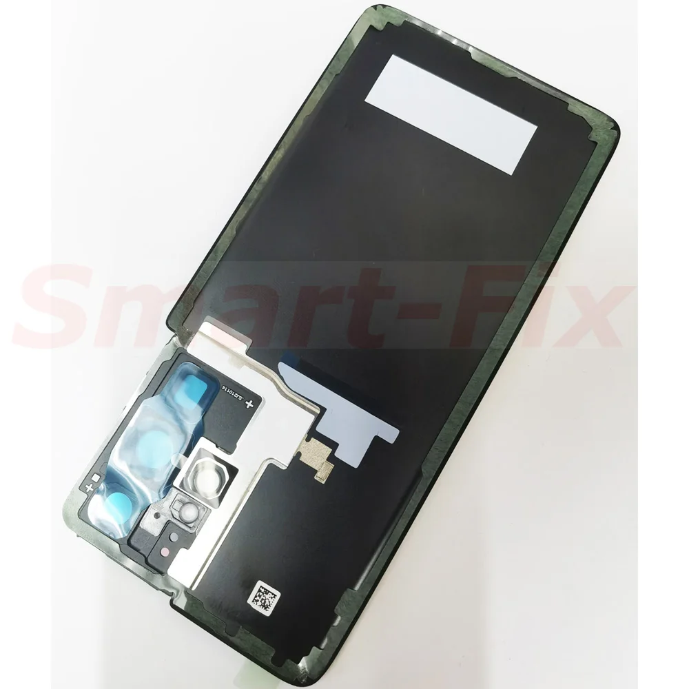 OEM Glass Parts Back Cover Case For SAM-S21 Ultra S21U S21ULTRA Back Glass Rear Cover Battery Door with Camera Glass&Adhesive