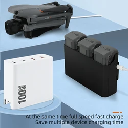 Battery Charger For DJI Air 3S Drone PD 30W 65W 100W Type C Port Fast Charge QC3.0 USB Charging Line Charge Head for Air 3 Air3s