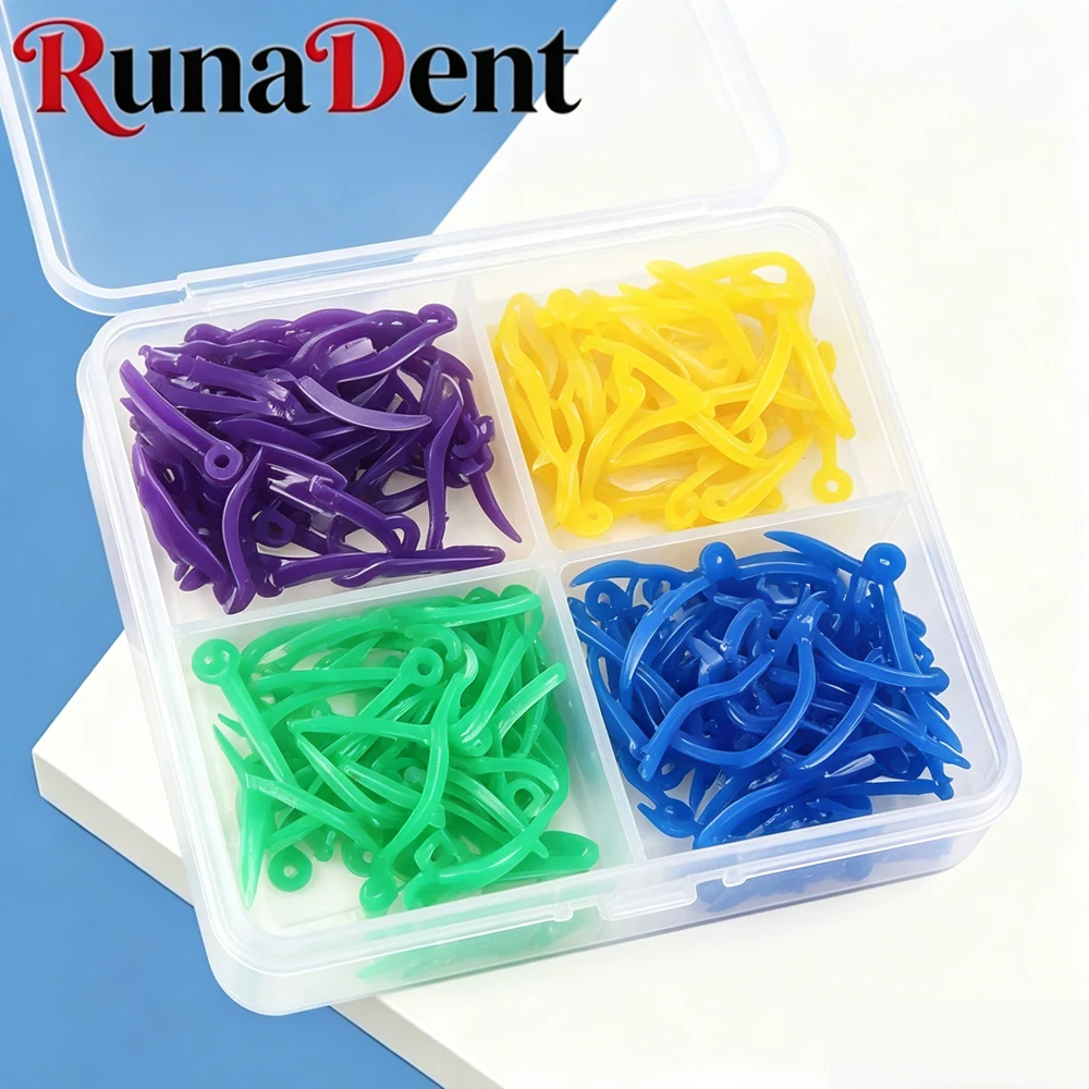 

200Pcs Disposable Dental Wedges for Tooth Gap Filling Medical Grade Plastic
