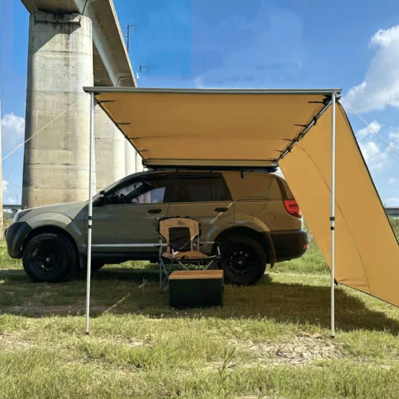 

Car side tent camping vinyl canopy portable canopy side tent awning outdoor car tent