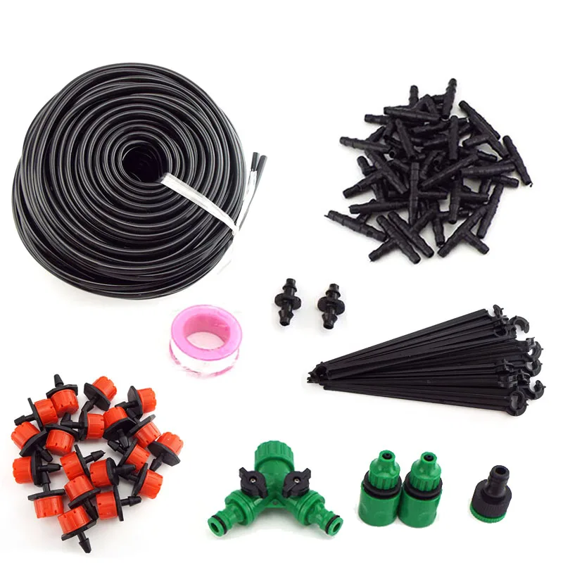 10-50M Automatic Garden Watering System Kits Self Garden Irrigation Watering Kits Micro Drip Mist Spray Cooling System