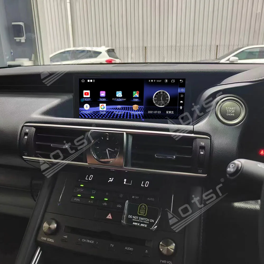 10.25'' Android 13 for Lexus IS 13-17 Car Screen Navigation Apple Carplay Car Radio Music DSP GPS BT MP4 Multimedia Player tools