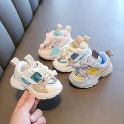 Baskets souples en maille respirante pour enfants, chaussures de course en plein air pour garçons et filles, mode printemps et automne