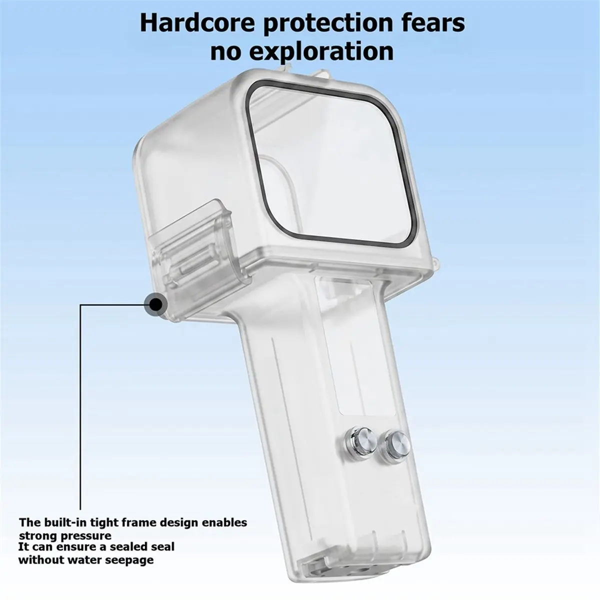 Waterproof Housing Case for Pocket 4/3 40M Diving Protector Cover for Surfing Rafting Snorkeling Skiing