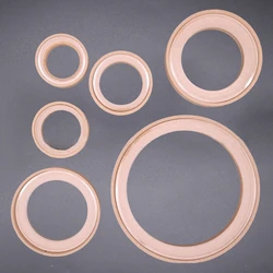 1pcs Wood Car Audio Speaker Spacer Ring Adaptor Brackets+1pcs Acrylic Mounting Spacer Rings Recess Bezel Plate 2/3/4/6.5Inch