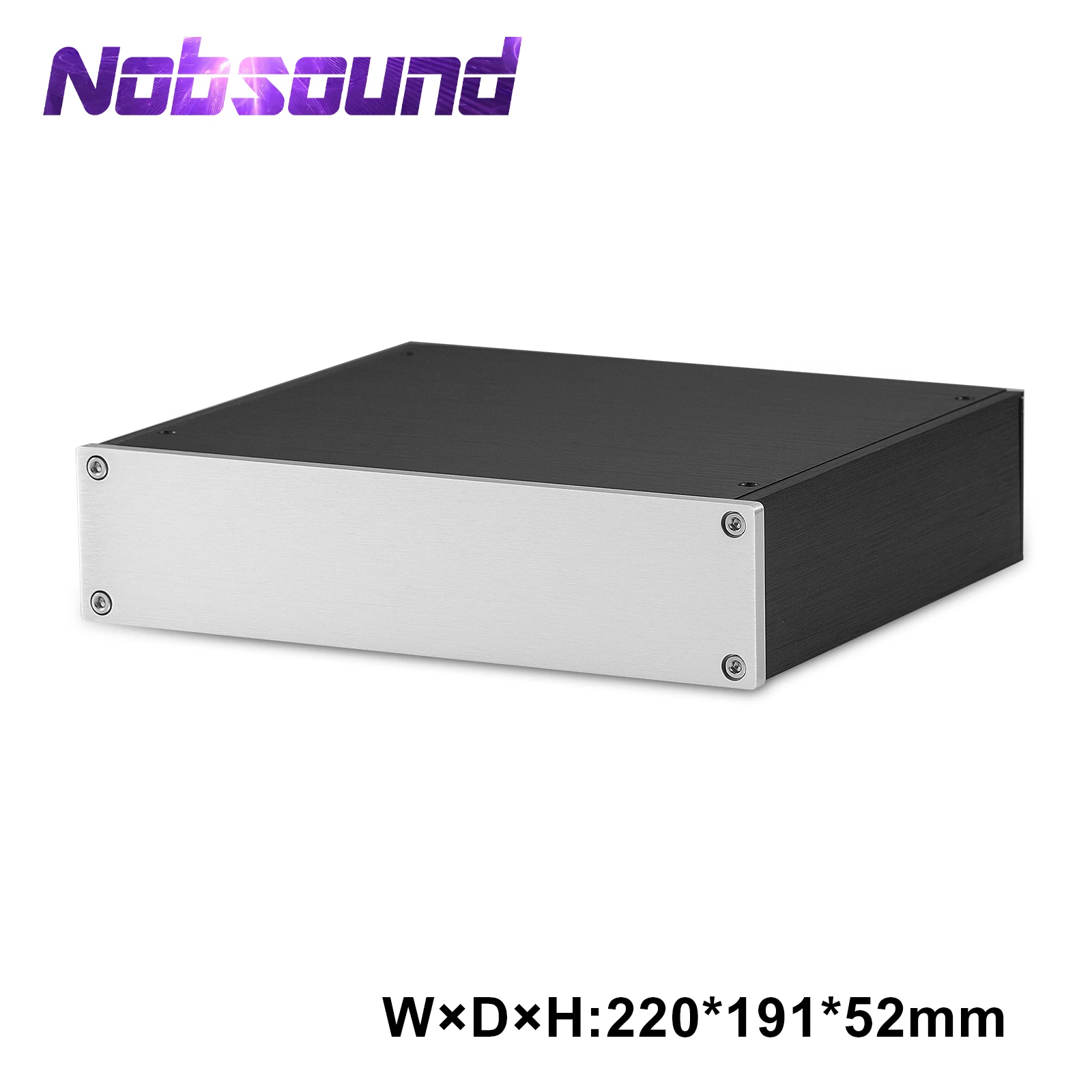 Nobsound HiFi DIY Aluminum Chassis Preamplifier Case DAC Enclosure Box Amplifier Case