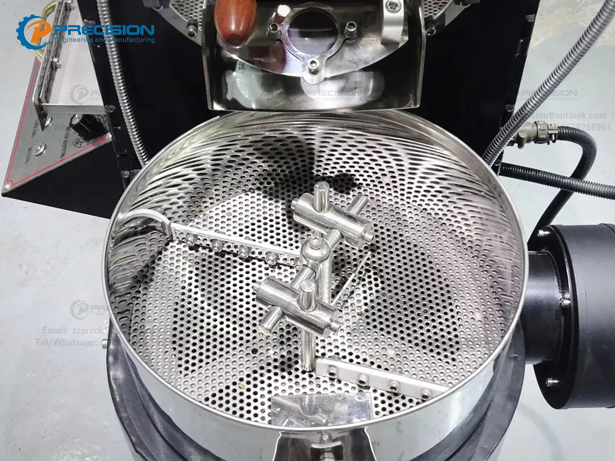 Coffee Bean Roaster Machine 2024 Best Manufacturer Plc Gas/electric Coffee Roasting Machine 1kg 2kg Coffee Roaster