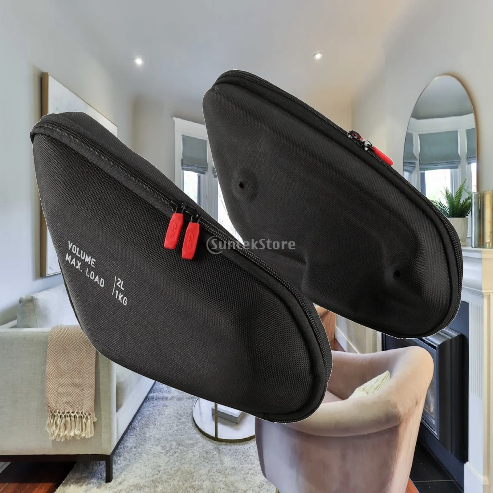 Motorcycle Side Frame Bag Compact Luggage for Adventure Riders, Daily Commuting