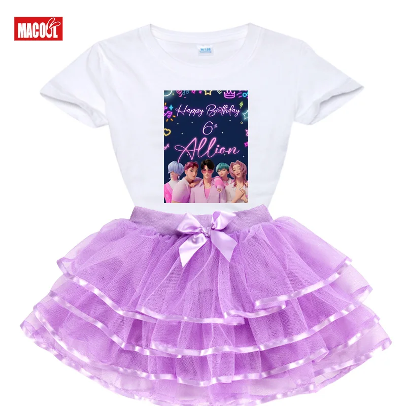 

Saja, одежда на день рождения для мальчиков, комплект платья-пачки на день рождения для девочек, рубашки для дня рождения, комплект платья для девочек, детский костюм, наряды с индивидуальным именем, 6 лет