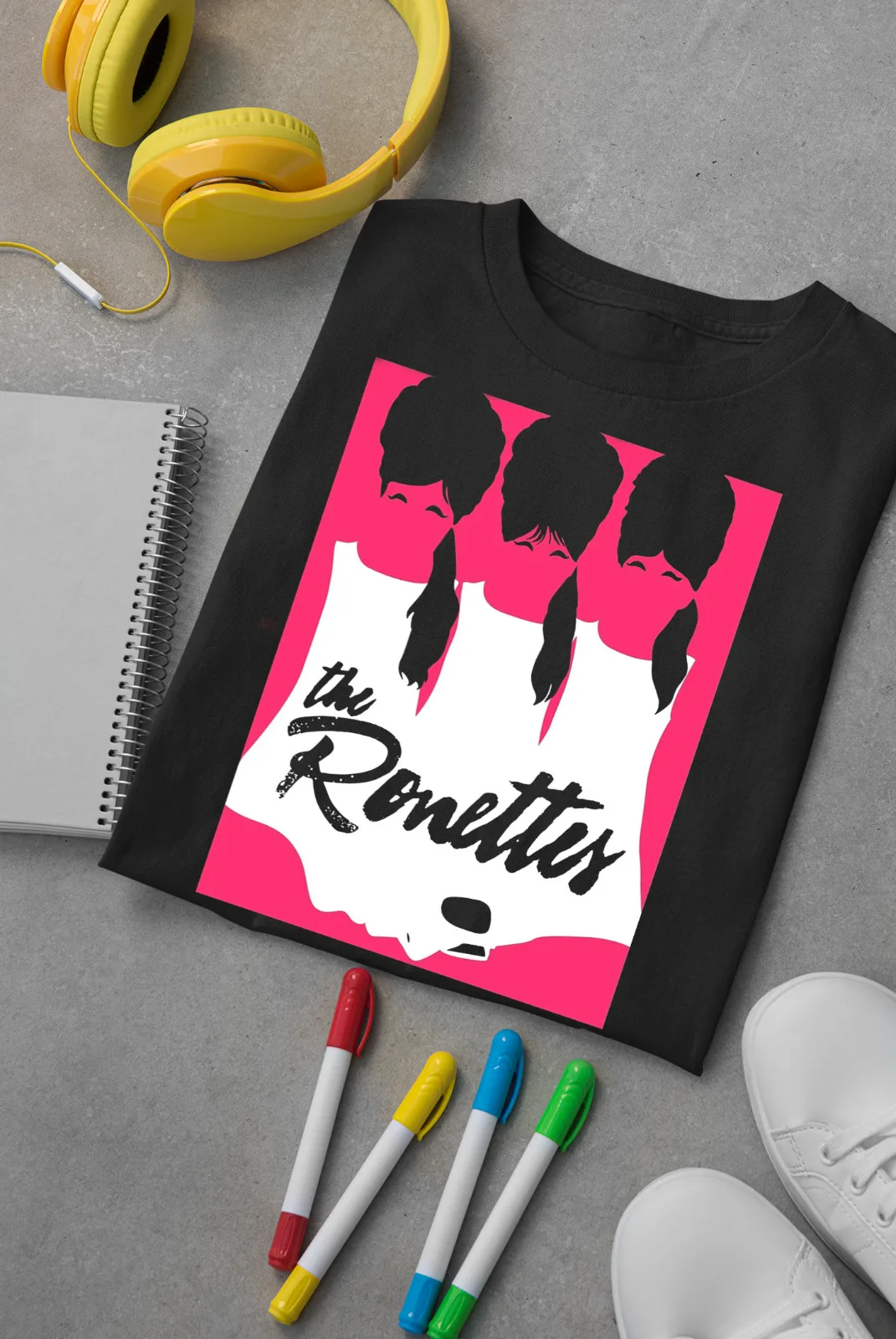 The Ronettes Graphic Poster Black Cotton Unisex All Sizes T-shirt S-5XL 1F906