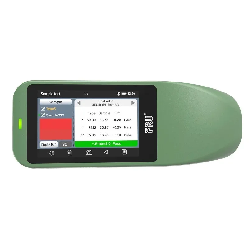 Spectrophotometer, industry-applicable color difference meter