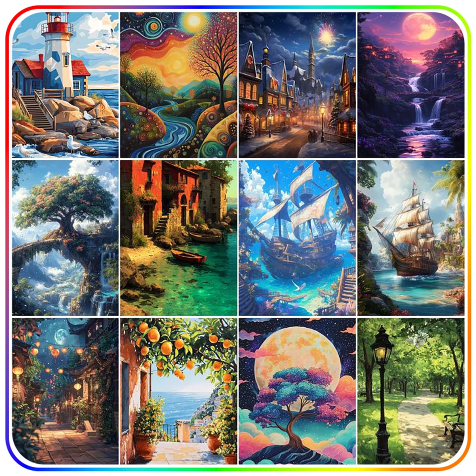 

SDOYUNO Stitch Diamond Painting Arts Crafts Diamond Art Paintings Cross Stitch Kits Embroidery 5D Diamond Mosaic Home Decoration