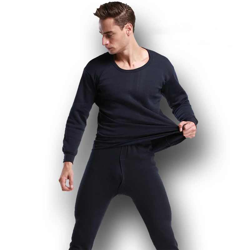 Men\'s Thermal Underwear Long Johns For Male Winter Thick Thermo Underwear Sets Winter Clothes Men Keep Warm Thick Thermal 4XL