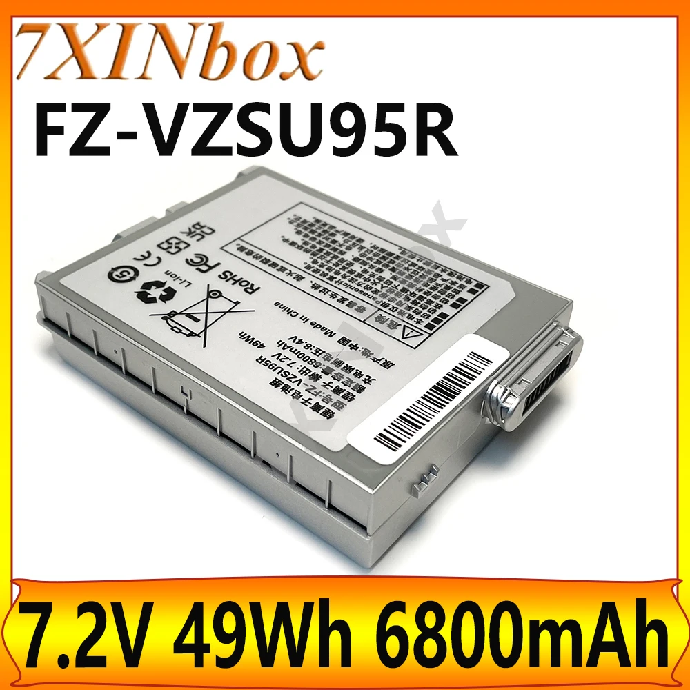 7XINbox 49Wh FZ-VZSU95R FZ-VZSU94R 7.2V 6800mAh OEM Laptop Battery For Panasonic Toughpad FZ-B2 FZ-M1 FZ-M1C FZ-VZSU94 FZ-VZSU95