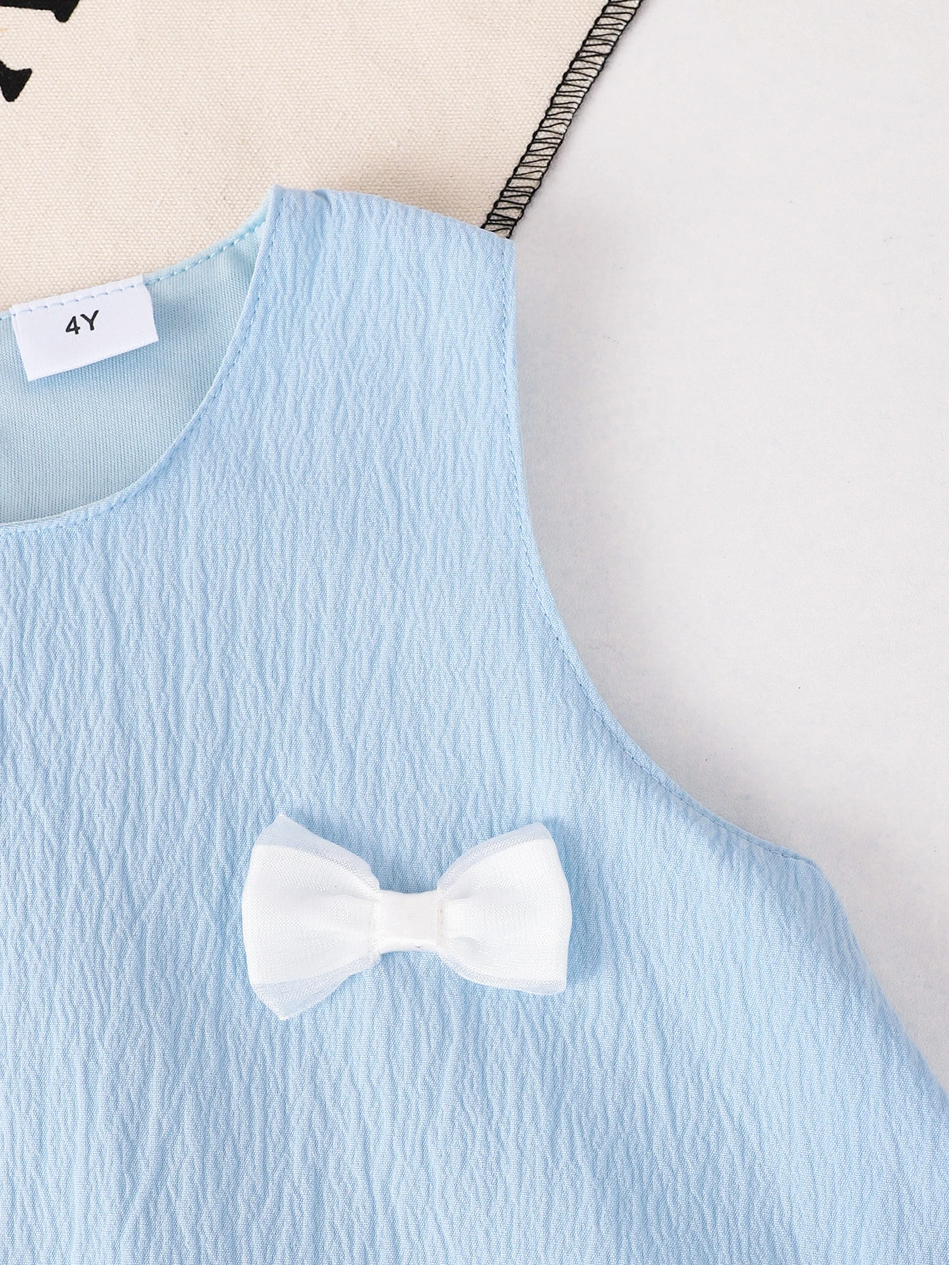 فستان صيفي رائع للفتيات بعمر 4-7 سنوات بدون أكمام، مناسب للترفيه اليومي والحفلات وما إلى ذلك