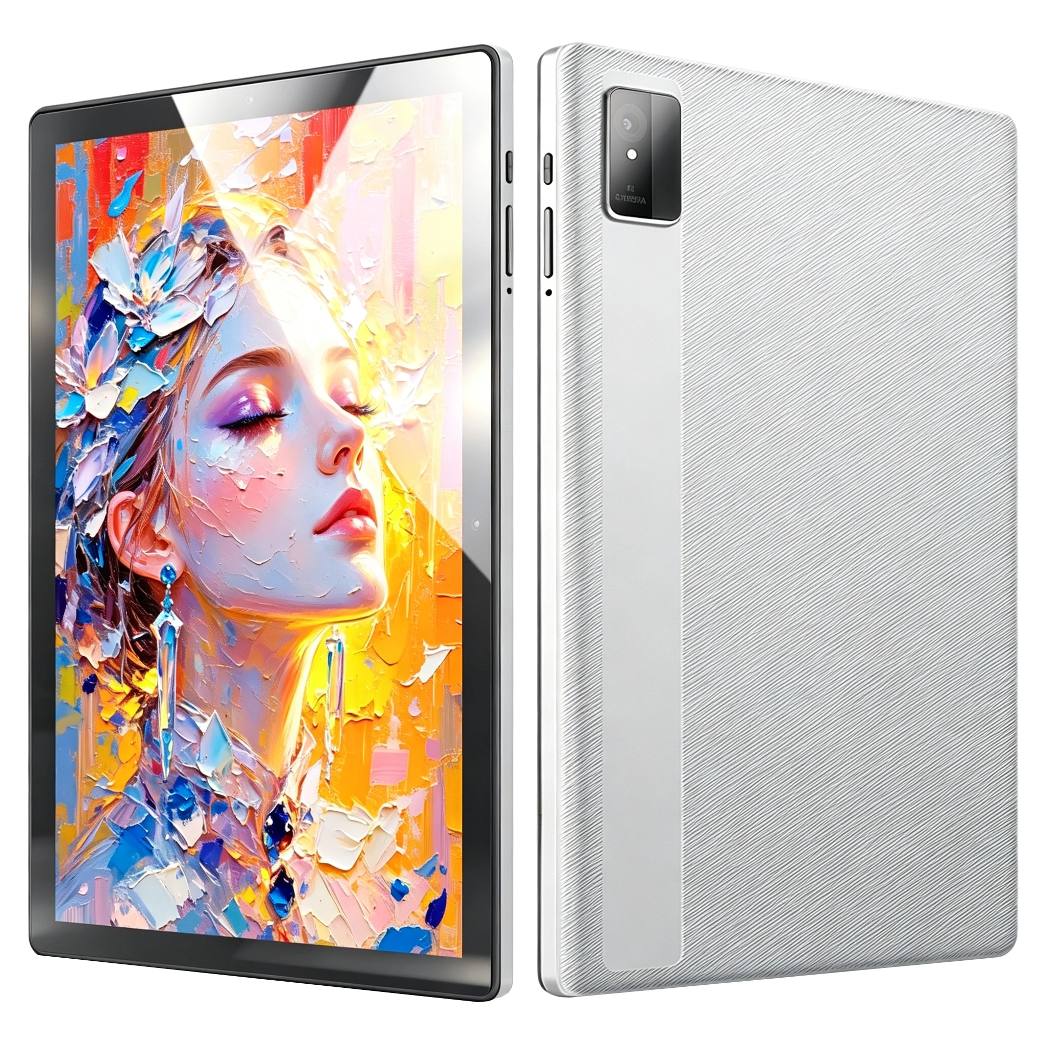 Paitanry 10 Inch Android 16 Tablet 12GB RAM 128GB ROM Octa Core WiFi GMS GPS Bluetooth Dual Camera Global Tablet PC With Case