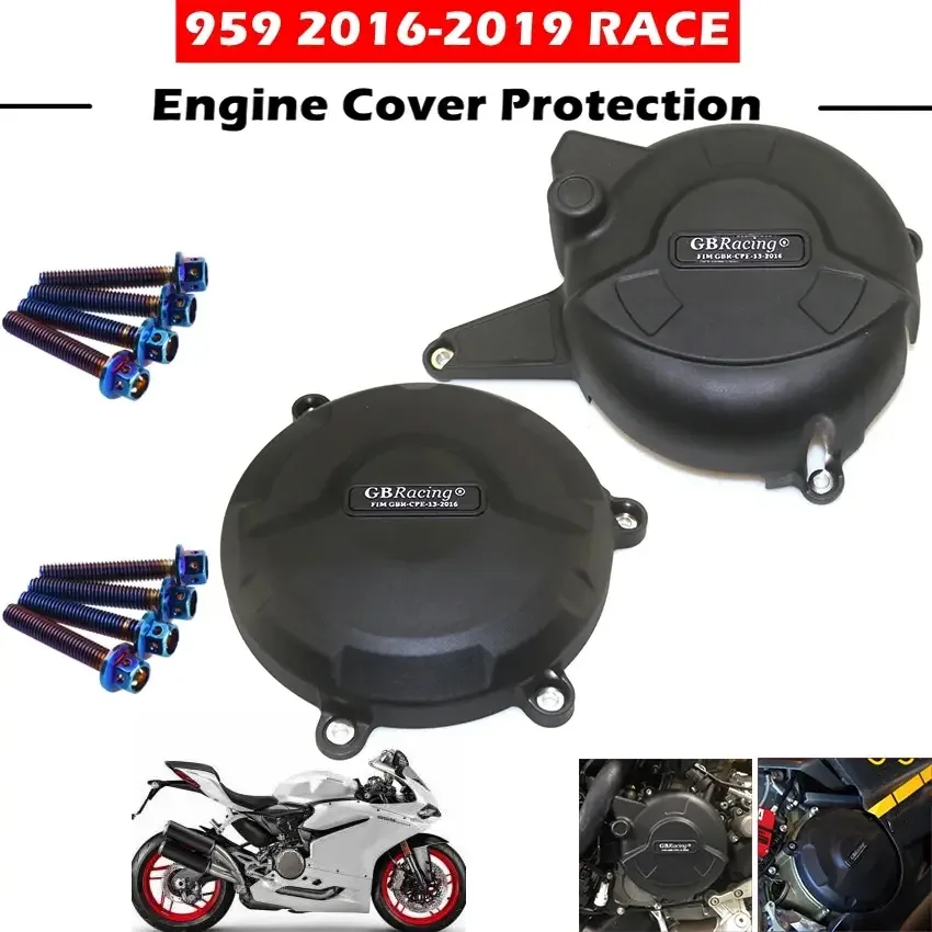 

Крышка двигателя мотоцикла, защитный чехол для чехла GB Racing для DUCATI PANIGALE V2 20-22 959 2015-2016 GB Racing, крышки двигателя