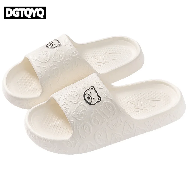 Anti-slip Indoor Toilet Slippers Bathroom Home Use Wearing a Slug Outside Living Room Slippers New Summer House Shoes Slipper