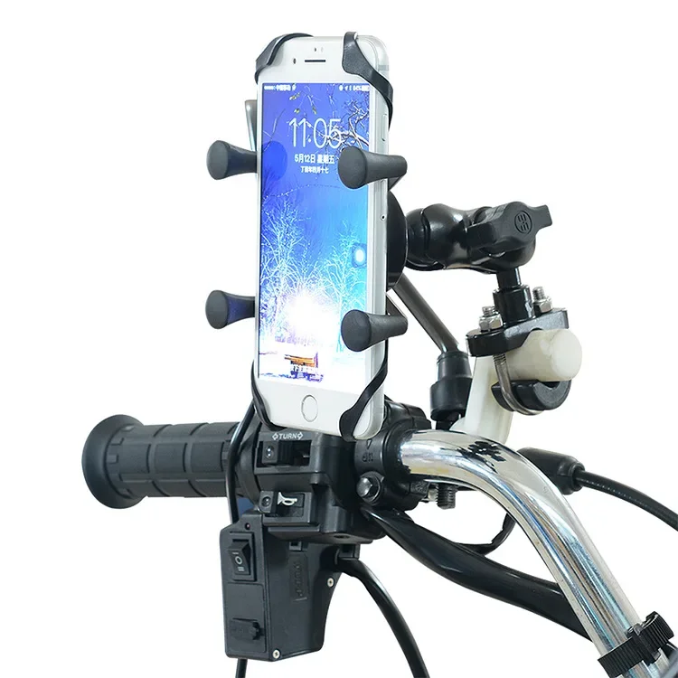 Modification of Motorcycle Mobile Phone Bracket for Electric Bicycle Accessories Aluminum Alloy Base Bracket