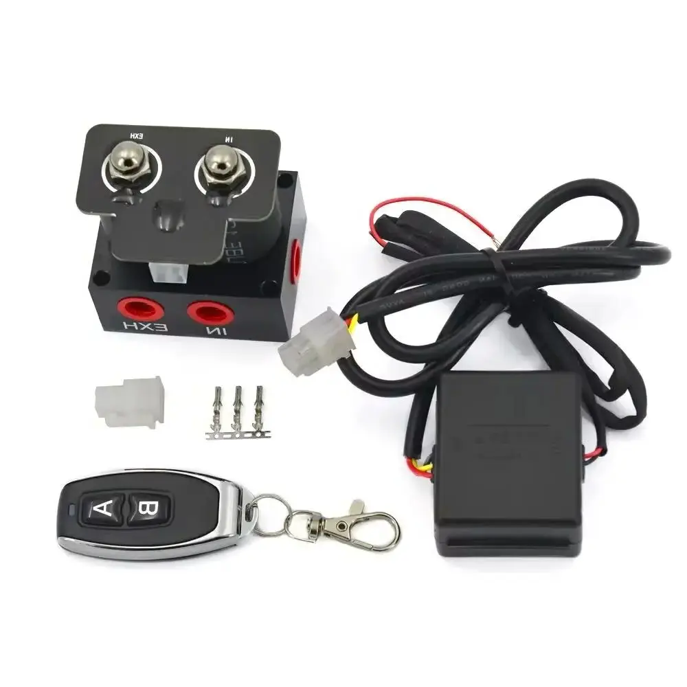 

2-ходовой электромагнитный клапан, коллекторный клапан подвески для воздушной езды, двойной электромагнитный клапан с дистанционным управлением для мотоцикла