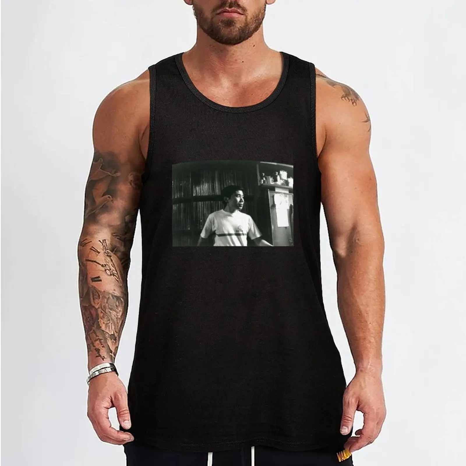 haruki murakami (1980s) Tank Top Bodybuilding clothing man Men's summer clothes 2025 bodybuilding men clothes gym wear men