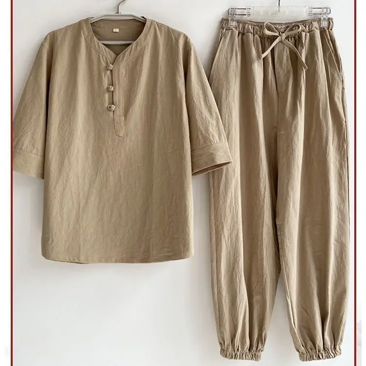 Khaki suit