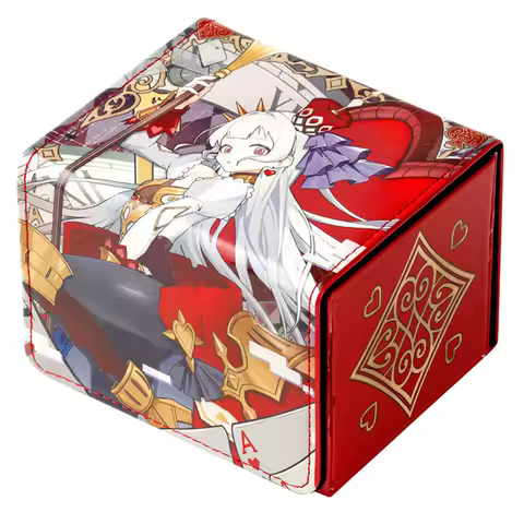 Yugioh M∀LICE HEARTS OF CRYPTER Deck Box Yu-Gi-Oh! OCG PTCG Trading Cards Pu Leather Collection Box 100+