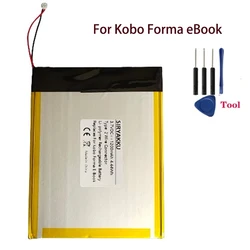 New 3.7V 1200mAh Rechargeable Li-Polymer Battery For Kobo Forma eBook + Free Tools