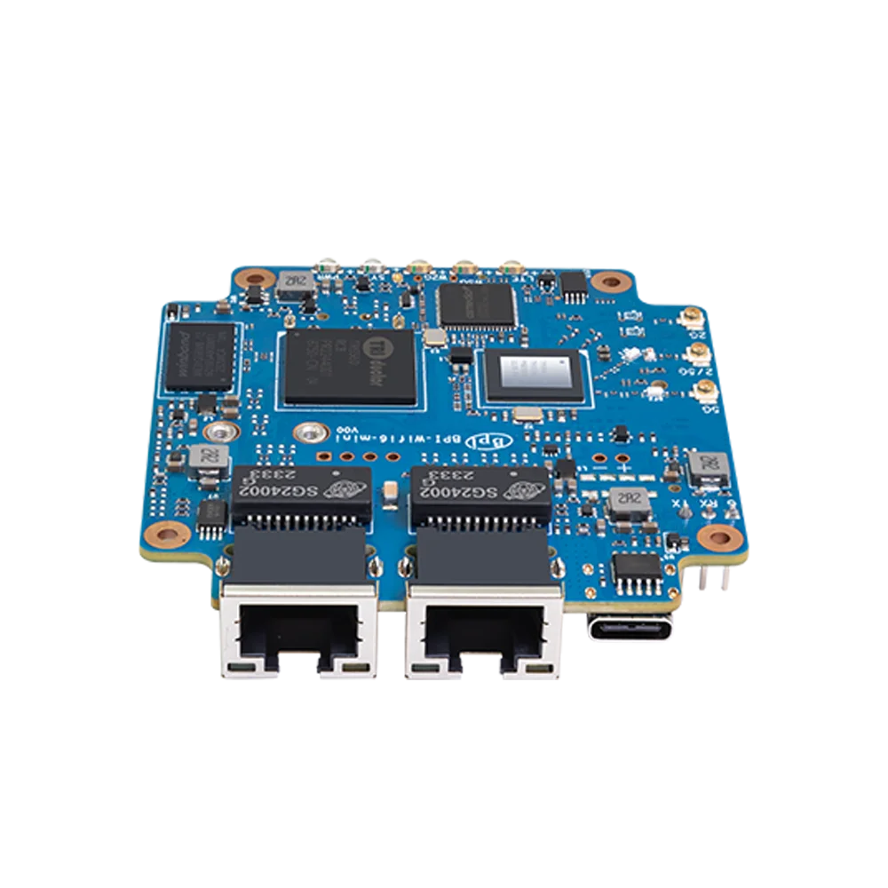 Banana Pi BPI-WIFI6 Mini Open Source Router mit Antennengehäuse Triductor TR6560 TR5220 Wifi SOC Dual Core ARM Smart Routing Board