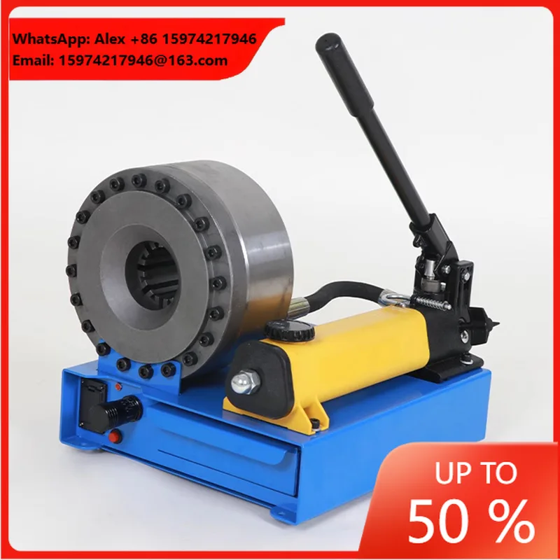 Portable Manual Hose Crimping Machine, Hydraulic High Pressure Pipe Crimper For Hydraulic Hose Fitting Assembly