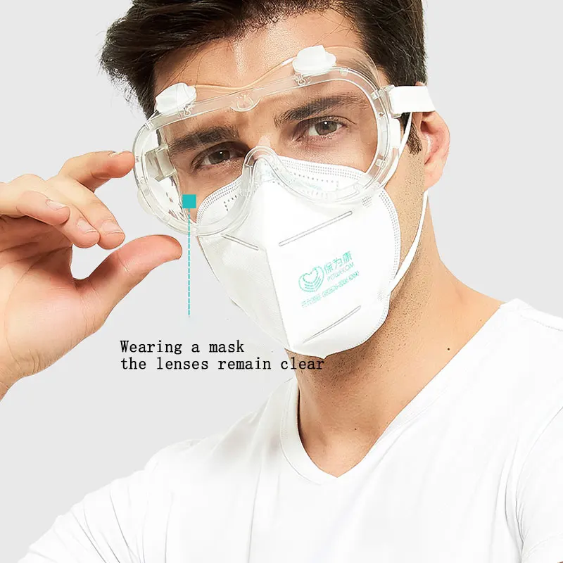 2pcs Safety Goggles for Men Women Nurses Workers Architect Lab Glasses Safety Glasses Over Eyeglasses Anti Dust Impact Scratch