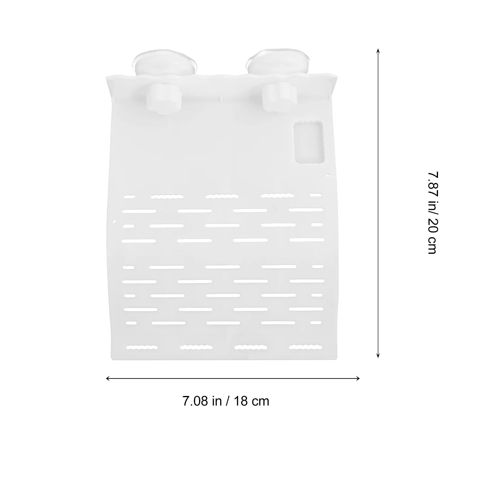 

1pc Turtle Basking Platform Plastic Reptile Climbing Island Tortoise Resting Terrace Suction Cup Mountable Smooth Durable Pet