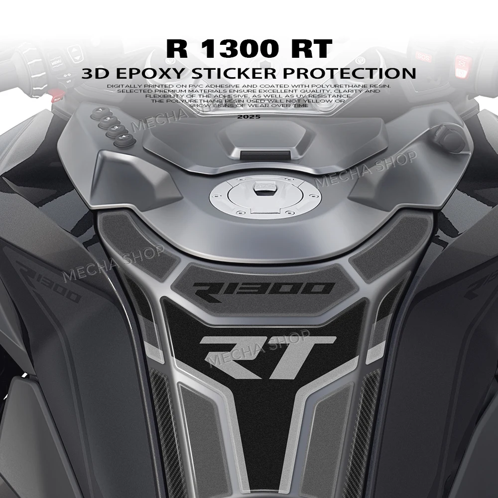 

Для R1300RT R 1300 RT 2025 2026 3D полимерная наклейка Защитная накладка на бак Комплект площадки