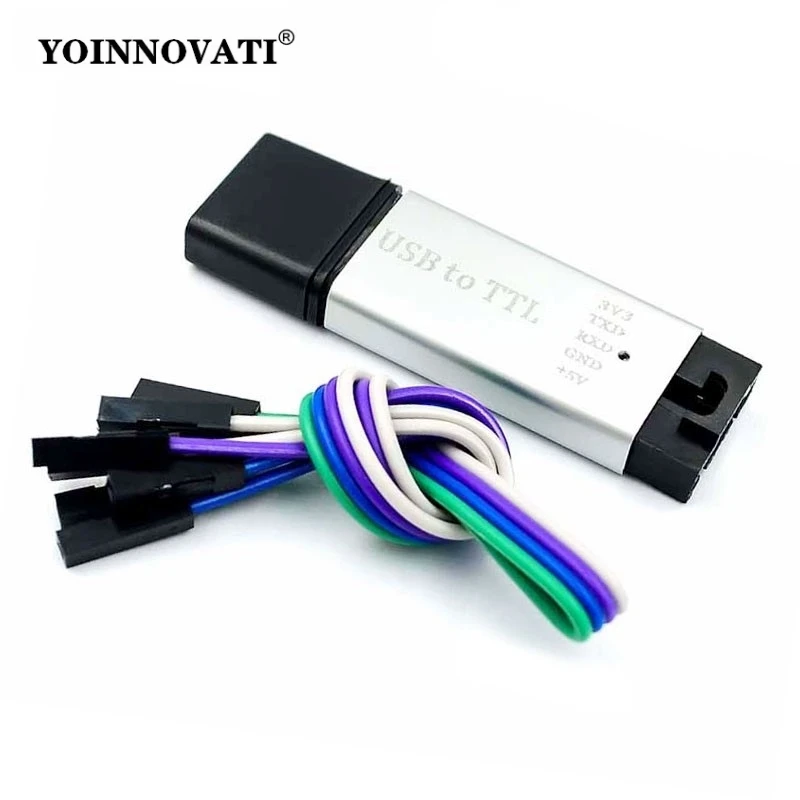 Aluminum Shell CP2102 USB 2.0 to TTL UART Module 6Pin Serial Converter STC Replace FT232 Module Support 5v/3.3v for Arduino