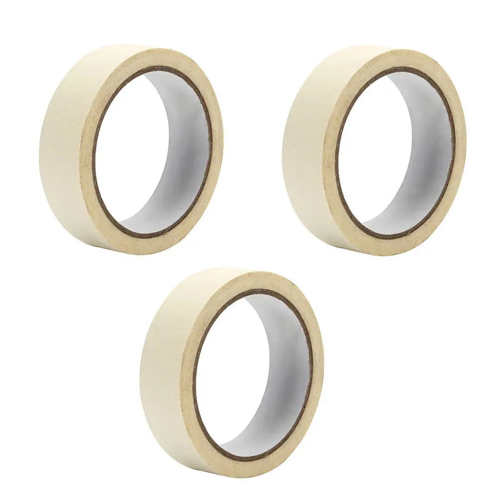 3 لفات شريط لاصق احترافي لفصل الألوان، شريط لاصق ورقي طويل للرسم والتشذيب وإطار التظليل والرطوبة والغبار