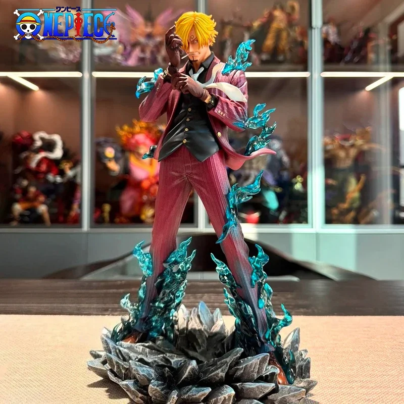 

Аниме-фигурка One Piece, 25 см, Санжи, коллекционная статуэтка из ПВХ, настольное украшение, модель, игрушка, подарок