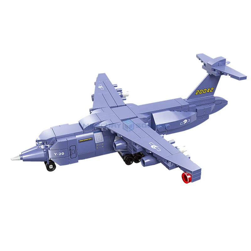 Kunpeng Transport Aircraft MOC 58056 Model Bricks Modern Military Fighter Plane Transport Building Blocks Toy Kit Gift Boys Kids