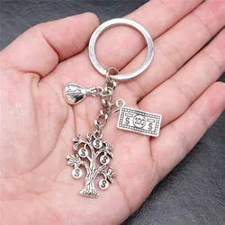 Popular Jewelry Alloy Pendant Keychain Creative Personalized Keychain Dollar Tree Pendant Unisex Gifts for Family or Friends