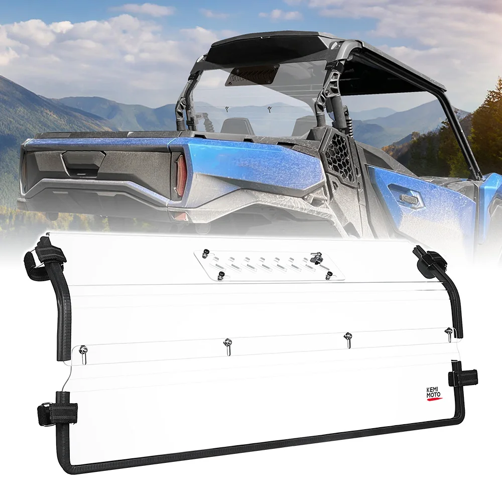 

PC Material Scratch-Resistant Noise Reduction Ventilated Rear Windshield For Can-Am Commander / Maverick Sport Trail 2018-2025