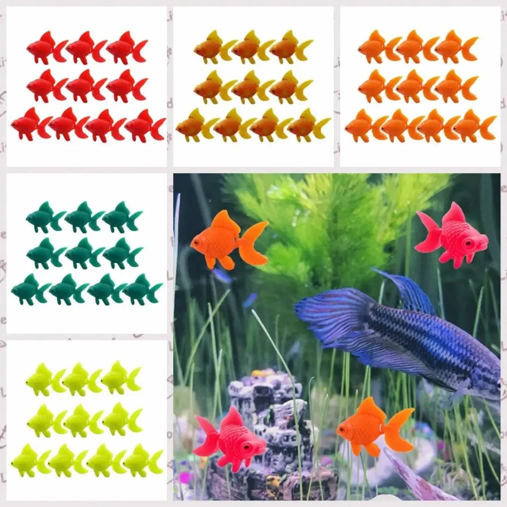 Fish Tank Goldfish Plastic Aquarium Floating Tropical Simulation Fish Decoration Fish Tank Accessories