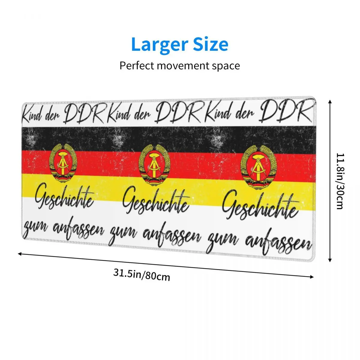 Large Mouse Pad Child Of The GDR Wallfall November 9, 1989 Gamer PC Laptop Mats Keyboard Carpet Computer Gaming Office Desk Mat