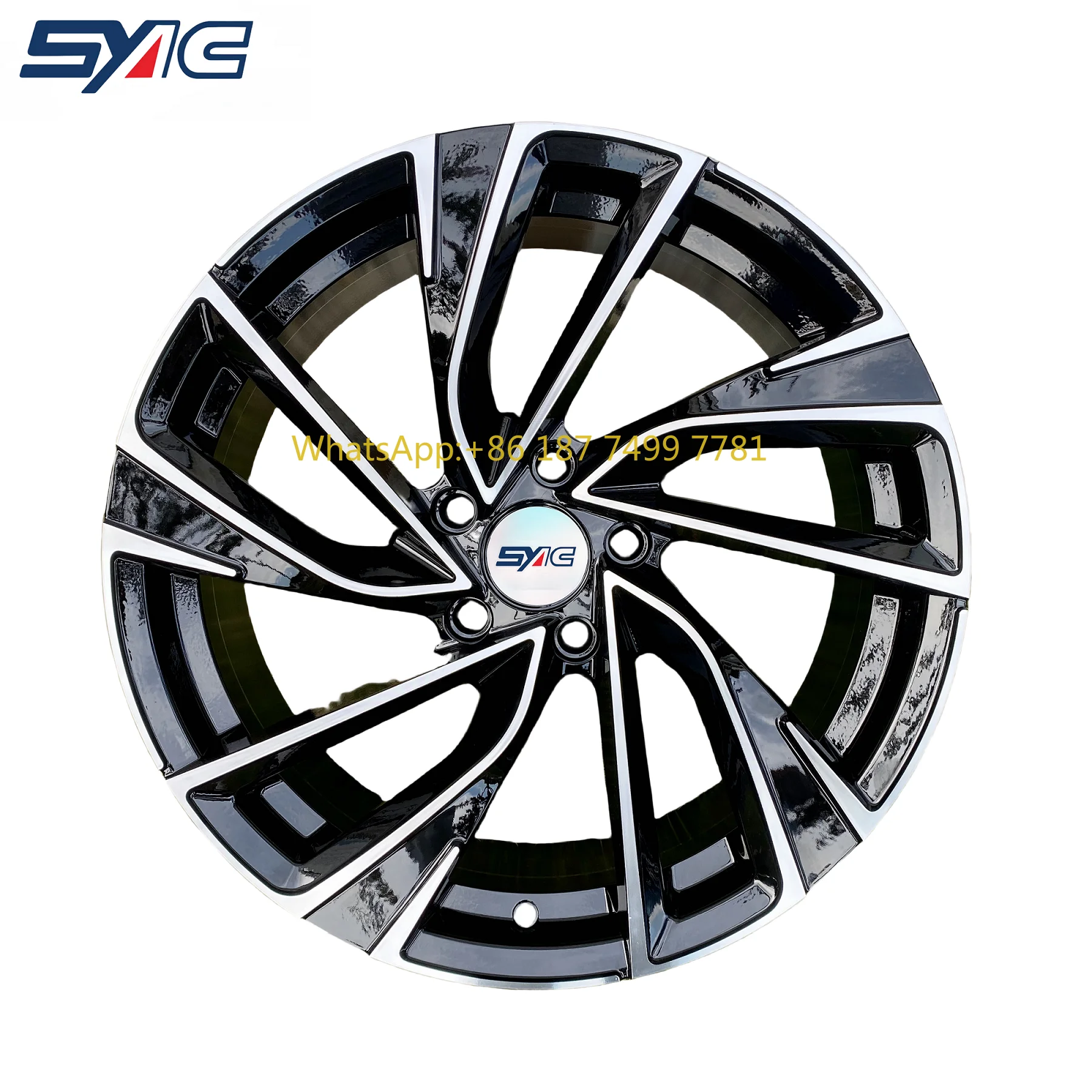 

PRIVATE CUSTOM 6061 Forged Car Rims 16-24 Inch 5-Holes One-piece Forging Wheel Black Machined/。 Gray Passenger Car Wheels
