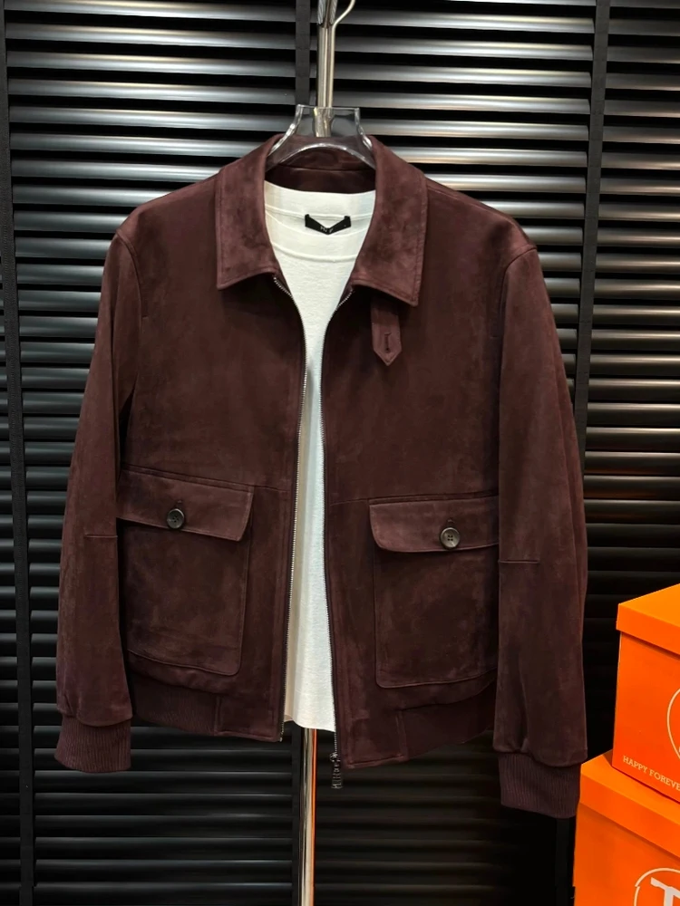 

Мужская повседневная модная высококачественная пуховая куртка с воротником, верхняя одежда для осени и зимы, новинка, приталенный крой